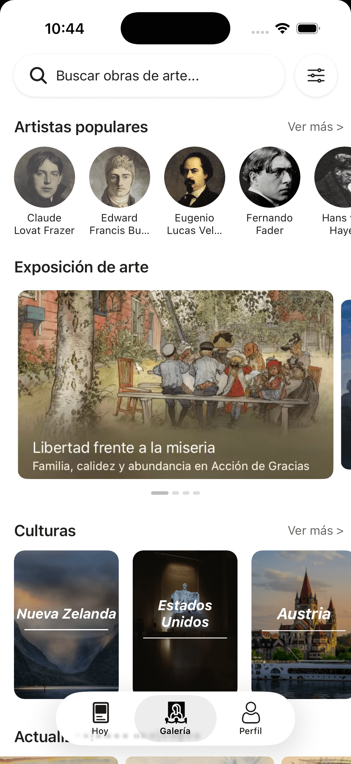 Captura de pantalla de la App