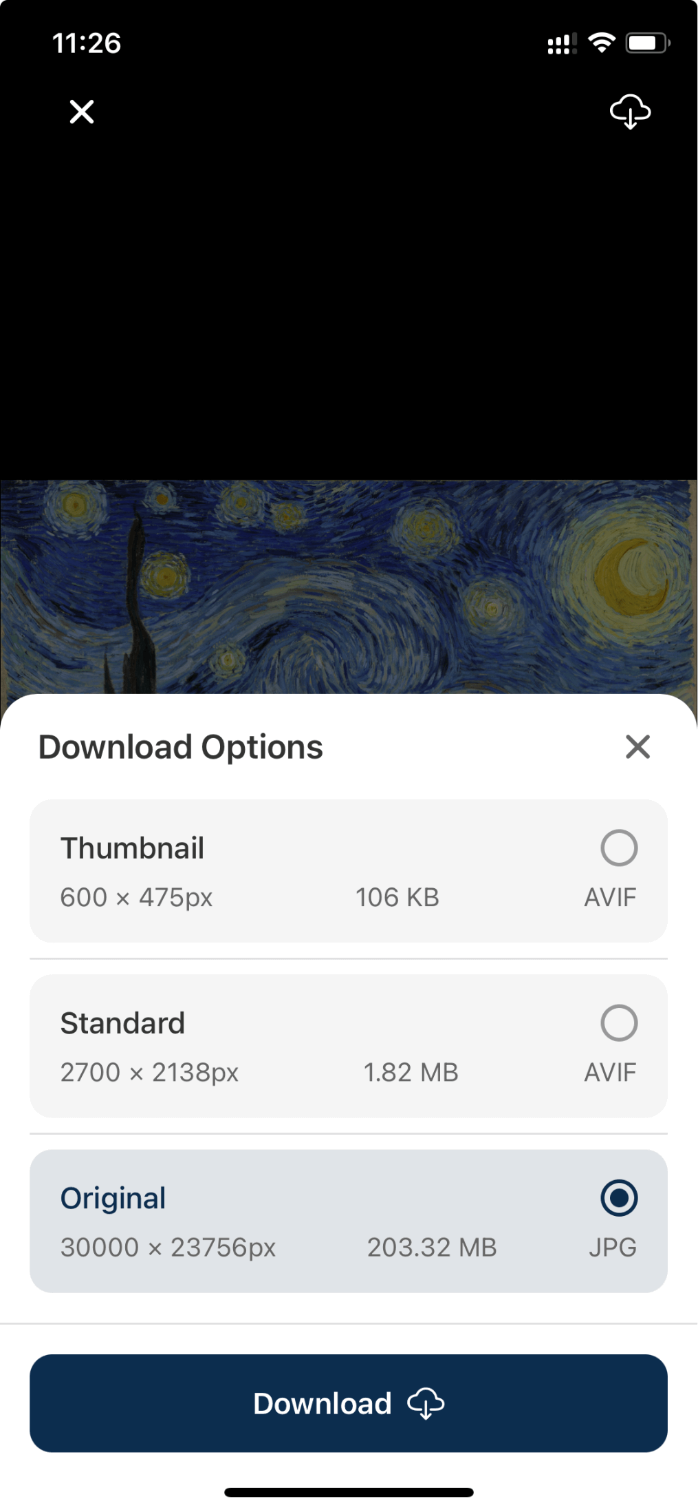 App Interface Screenshot